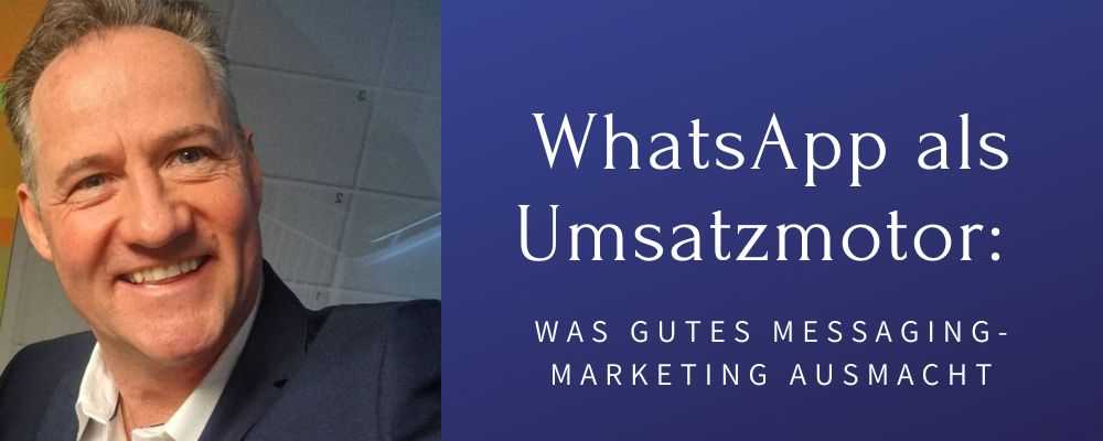 WhatsApp als Umsatzmotor