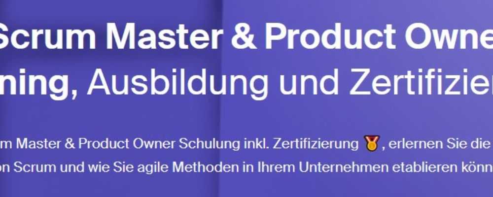 Scrum Zertifizierung
